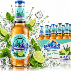 Trade Islands Tea & Herbs Mint'n' Lime 0,33 L × 24