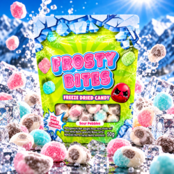 Frosty Bites Sour Pebbles - (24x50g)