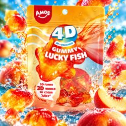 Amos 4D Gummy Lucky Fish – (24x65g)