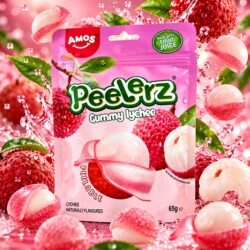 Amos Peelerz Lychee – (24x65g)