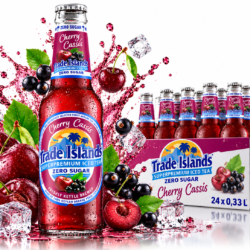 Trade Islands Cherry Cassis ZERO 0,33 L × 24
