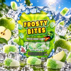 Frosty Bites Gummy Spicy Apple - (24x40g)