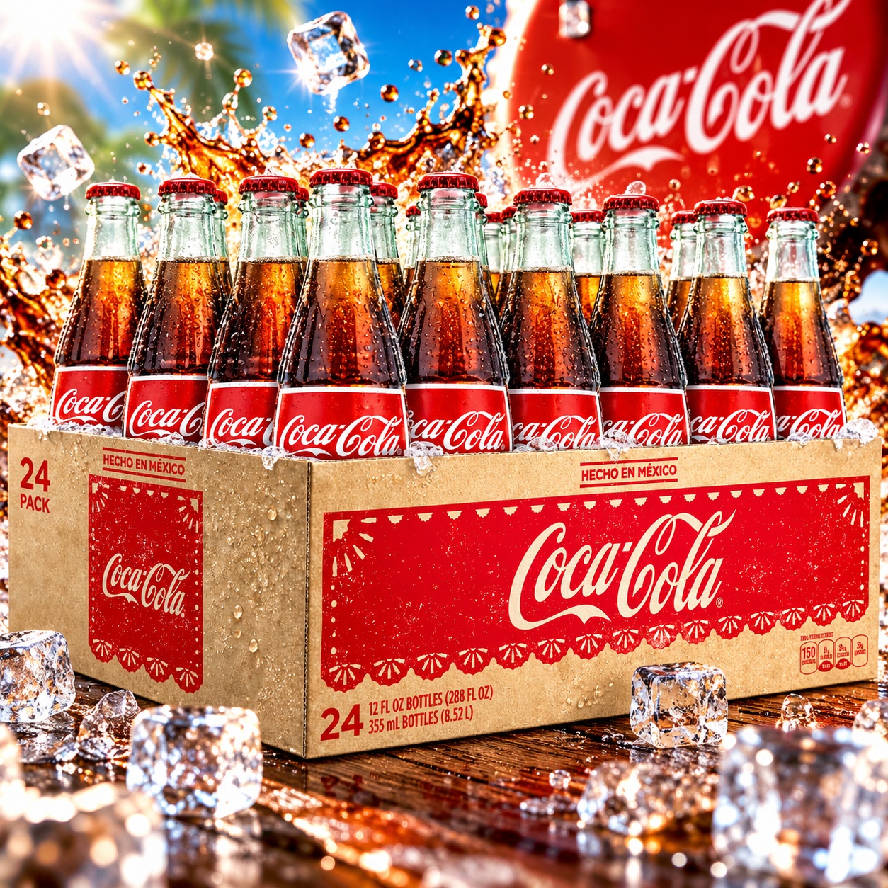 indir (34) Coca-Cola Mexico – (24x355ml) – Bild 1