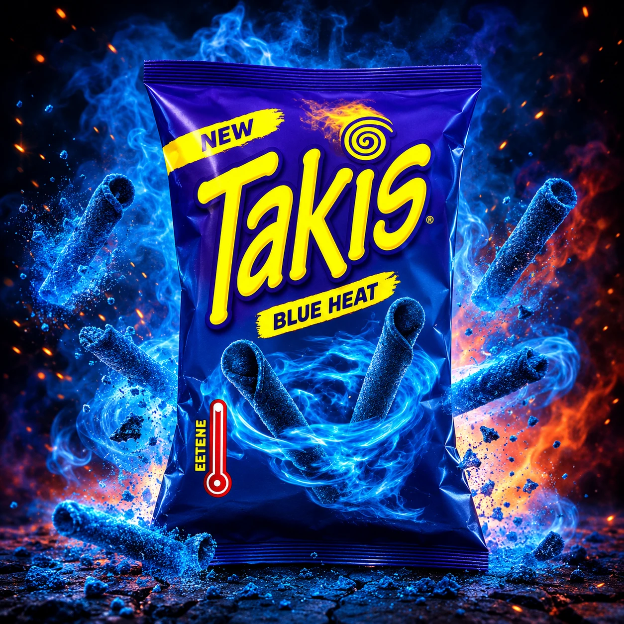 Takis Blue Heat 18x 100g