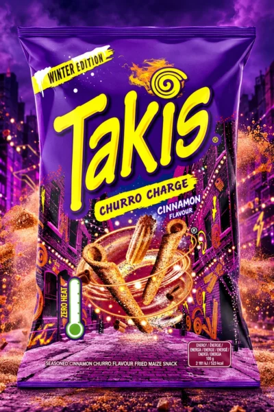 Takis Churro Charge Cinnamon Flavour Winter Edition 100g