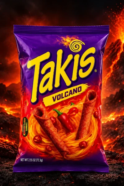 Takis Volcano Queso Mais 18x 100g